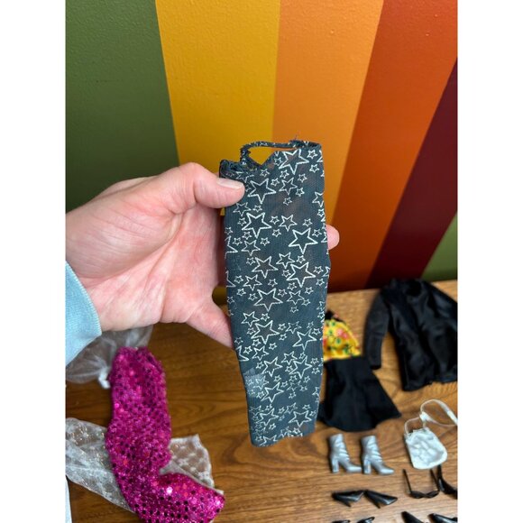 1990s vintage Barbie outfits rockstar party girl dresses and assesories clothes - Picture 4 of 7